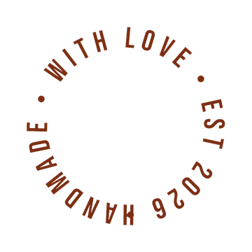 Round retro stamp template with text around a circle