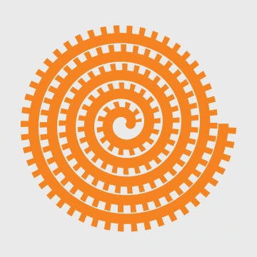 Marigold pom pom paper flower template with fine fringed strips