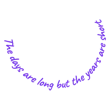 Quote spiral text template in handwriting script