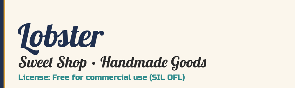 Forearm Tattoo font specimen — Public Domain
