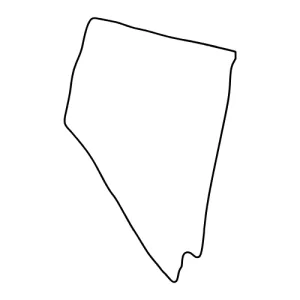 Free Nevada map outline shape state stencil clip art scroll saw pattern print download silhouette or cricut design free template, cutting file.