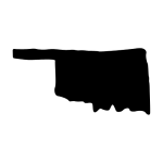Oklahoma Map - Outline, Printable State, Shape, Stencil, Pattern ...