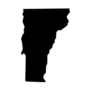 Free Vermont silhouette map shape state stencil clip art scroll saw pattern print download silhouette or cricut design free template, cutting file.