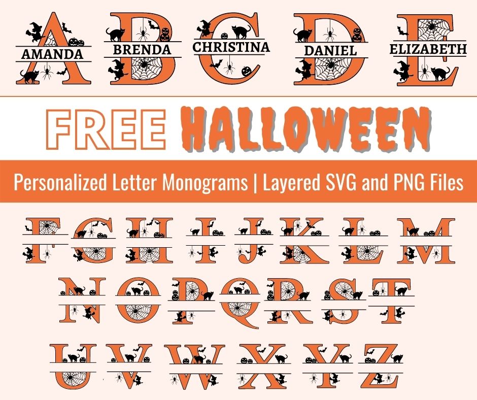 Free Monogram SVG Cut Files to Make Personalized Gifts