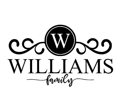 family name monogram sign customize personalize svg free cricut