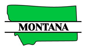Free printable Montana split monogram. Personalize with your city, town, or customized text.Great for t-shirts, DIY projects, cricut, silhouette, and other cutting machines. Add your own letters and numbers