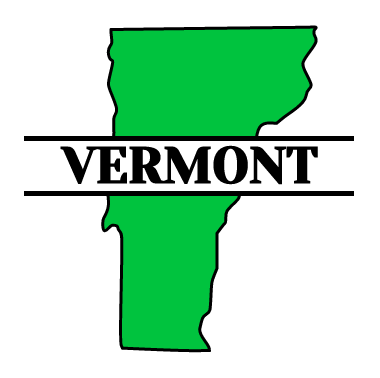 Vermont Map - Outline, Printable State, Shape, Stencil, Pattern - Outline, Printable State ...