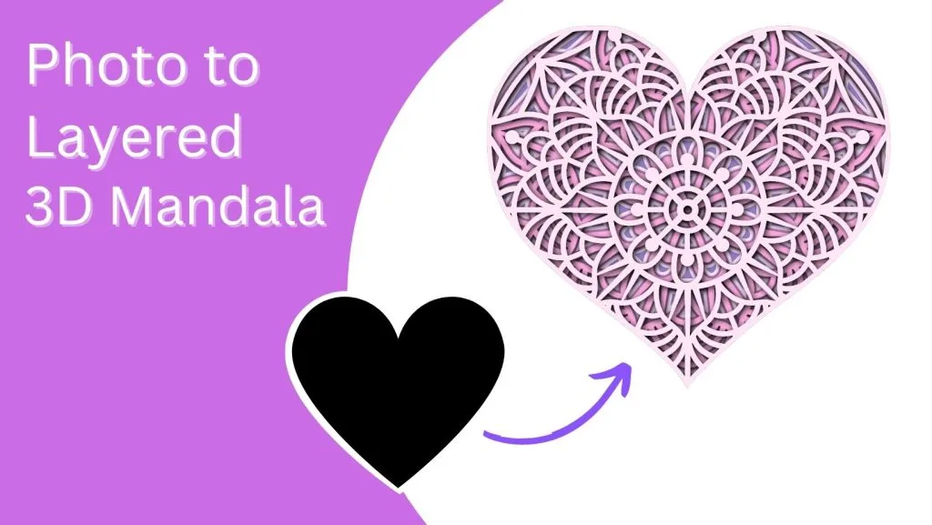 3d Mandala Maker creator free cricut layered svg zentangle