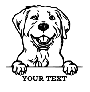 labrador face monogram peeking dog svg dog face pet cricut cut file personalised download