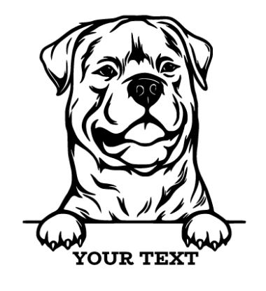 Dog Face Monograms