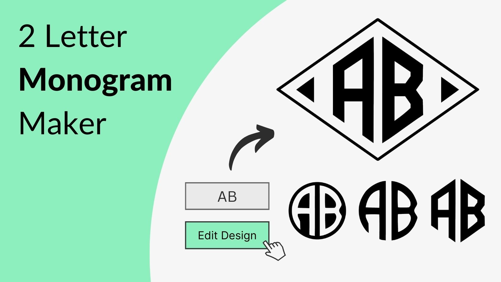 2 letter monogram maker cricut silhouette download free online tool