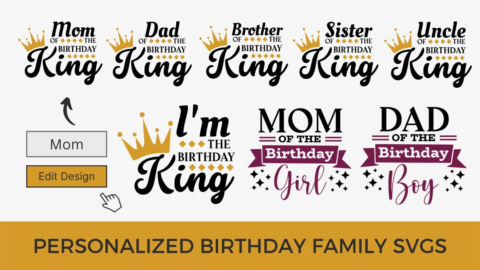 birthday family svg design clipart print download vector cricut silhouette svg laser scroll saw.