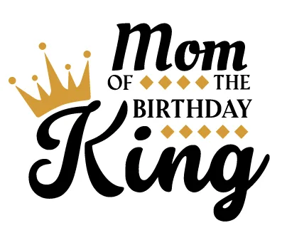 Family birthday svg king gift t-shirt Vinyl Cricut Silhouette Digital Cut File custom personalised birthday shirt svg family shirt svg