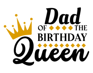 Family birthday svg queen gift t-shirt Vinyl Cricut Silhouette Digital Cut File custom personalised birthday shirt svg family shirt svg