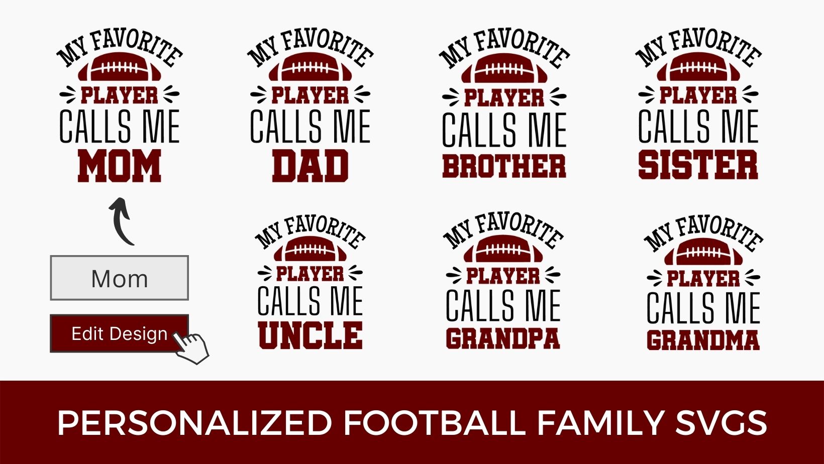 Football Player SVG Football and Player Svg Custom 