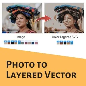 image to vector layered svg color output cricut silhouette download free