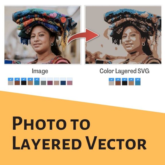 photo to layered vector svg convertor