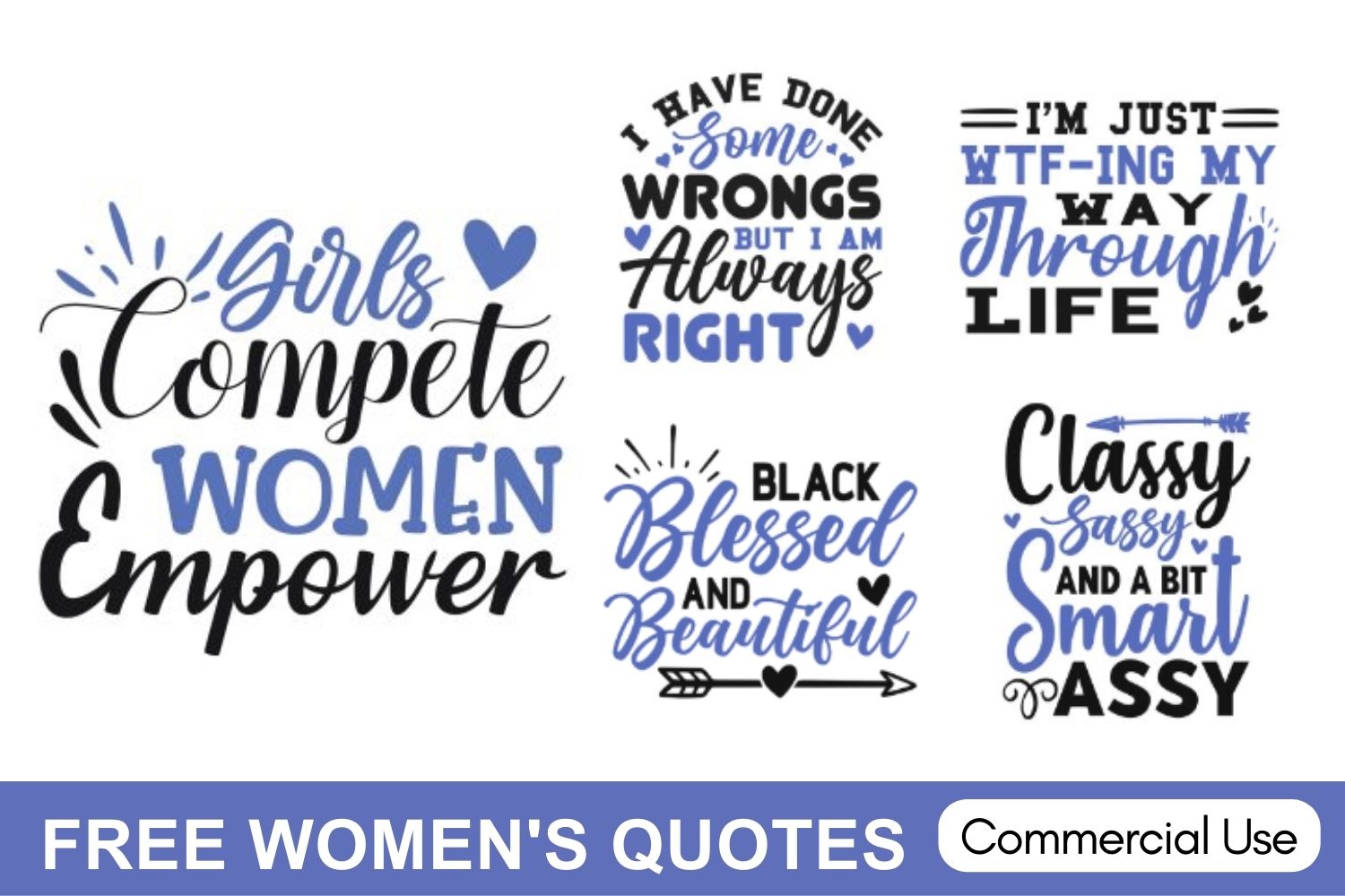 Womens Sayings And Quotes SVG 