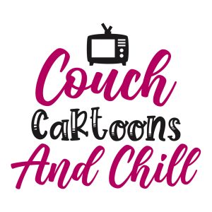 couch cartoons and chill Kids sayings quotes cricut download svg clipart designs