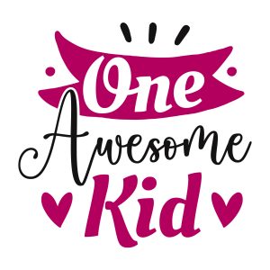 one awesome kid kids sayings quotes cricut svg clipart designs silhouette