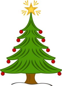 Free Christmas tree clip art design. stencil, pattern, template, clipart, design, printable ornament, decoration, cricut, coloring page, winter, window, snow,  vector, svg.