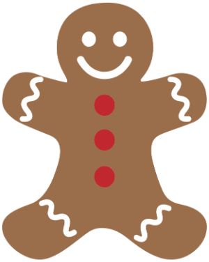 Free Gingerbread Man Template. template, outline, free, clip art, design, stencil, pattern, cutout, cookie, printable holiday ornament, christmas, decoration, cricut, coloring page, winter, window, vector, svg, silhouette.