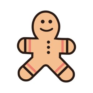 Gingerbread Man Cookie Christmas, Icon,  stencil, template, clip art, design, printable holiday ornament, decoration, cricut, coloring page, winter, window, snow,  vector, svg, Cricut, silhouette, xmas, merry Christmas, illustration.