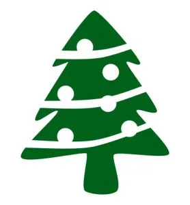 Modern Christmas tree,  stencil, pattern, template, clipart, design, printable, decoration, cricut, coloring page, winter, window, snow,  vector, svg, glow forge, download, free, ornament