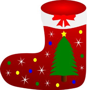 Santa Christmas stocking template, pattern. stencil, template, clip art, design, printable holiday ornament, decoration, cricut, coloring page, winter, window, snow,  vector, svg, silhouette.