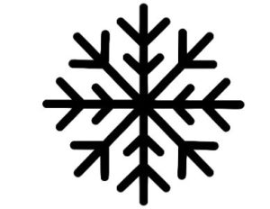Free Snowflake cut out pattern. stencil, template, clip art, design, printable holiday ornament, decoration, cricut, coloring page, winter, window, snow,  vector, svg.