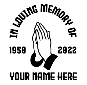 Memorial Remembrance  Ornament In Loving Memory Sympathy Cricut Svg File Memorial svg Cricut  In Memory Angel Wings SVG, Memory Day Svg Cut File Customizable download