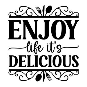 Enjoy life its delicious,Cutting Board Quotes Svg, Kitchen Svg, Kitchen Quotes Svg,Funny Kitchen svg, cutting board svg, Chef svg, Cooking Svg,Cut Files, Cricut, Silhouette, download

