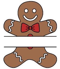Gingerbread Man SVG (Free Printable Patterns & Outlines)