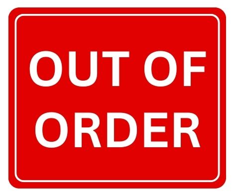 Out Of Order Signs: Printable Templates (Free PDF Downloads)