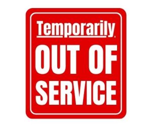 temporarily out of service printable sign