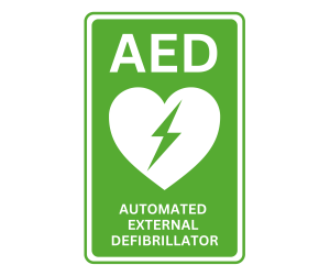 AED Green Sign, download, emergency, PNG , AED, Emergency sign printable template
