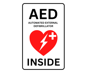 AED Printable Sign, download, emergency, PNG , AED, Emergency sign printable template