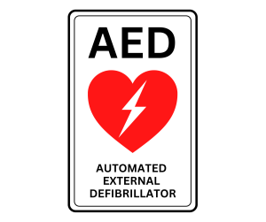 AED Sign , download, emergency, PNG , AED, Emergency sign printable template