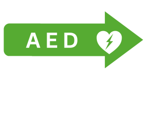 AED Sign with Right Arrow, download, emergency, PNG, AED, Emergency sign printable template