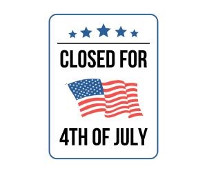 Closed For 4th Of July Sign, Closed For Signs , download, Closed, PNG ,PDF , Closed For signs printable template
