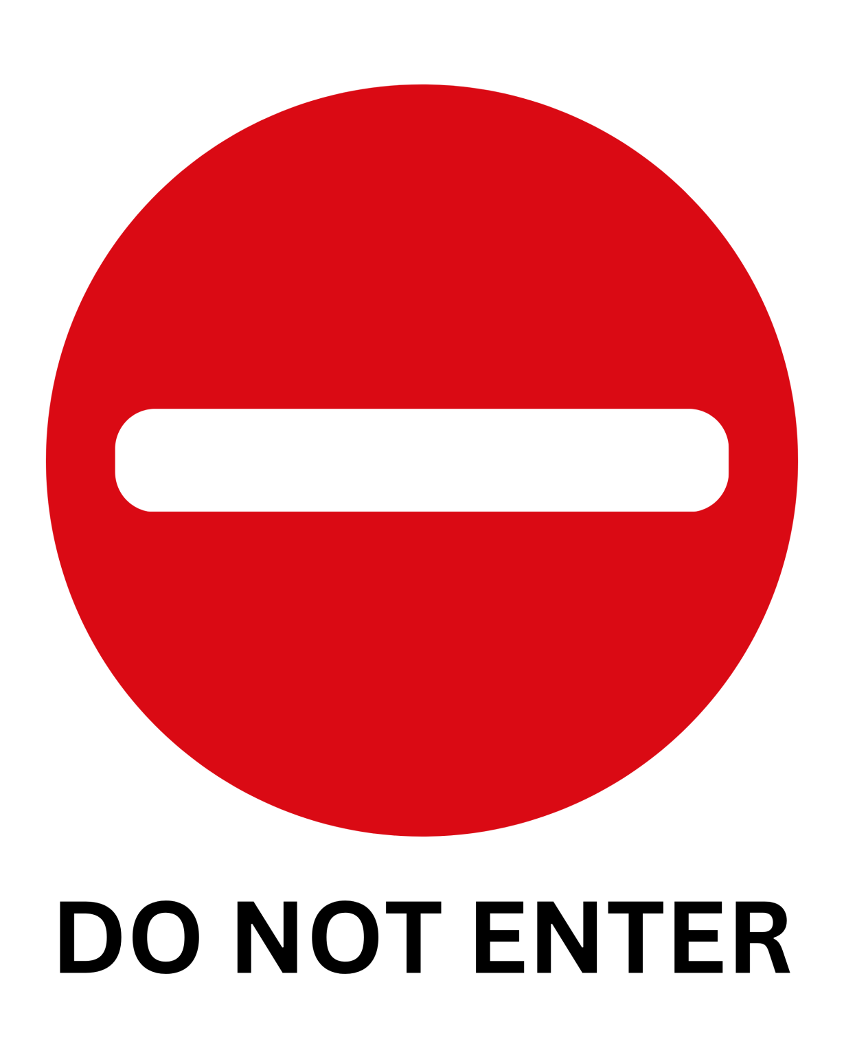 Stop Do Not Enter Sign Printable Templates (Free PDF Downloads)