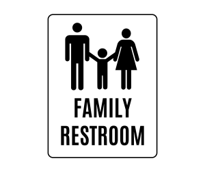 Family Restroom sign, Bathroom Signs , download, bathroom, PNG , Bathroom sign printable template