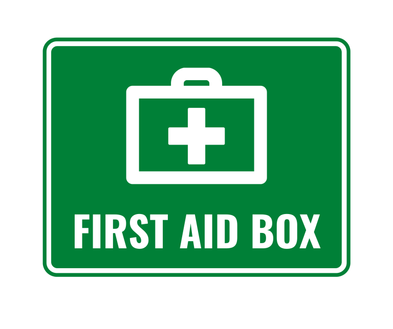 First Aid Box Sign Printable Templates (Free PDF Downloads)