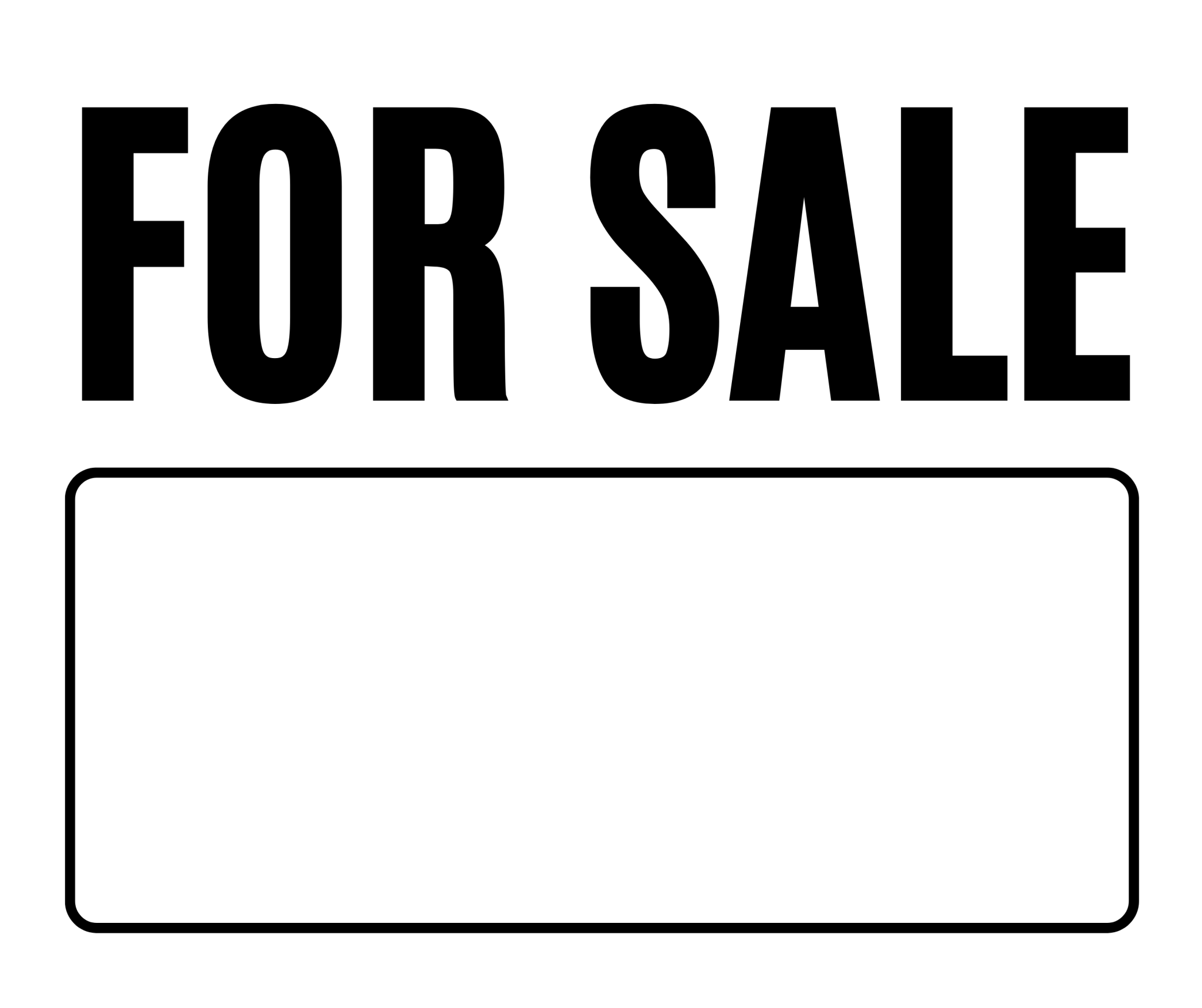 For Sale By Owner Sign Printable Templates (Free PDF Downloads)