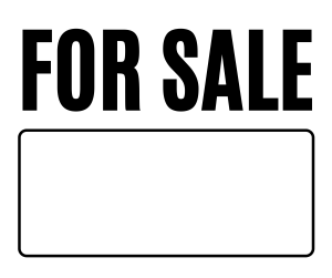 For Sale Sign Printable template