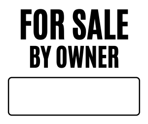 For Sale by Owner Sign Printable Template