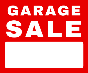 Garage Sale Printable Sign Template