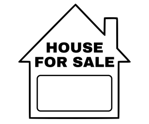House for sale sign printable template