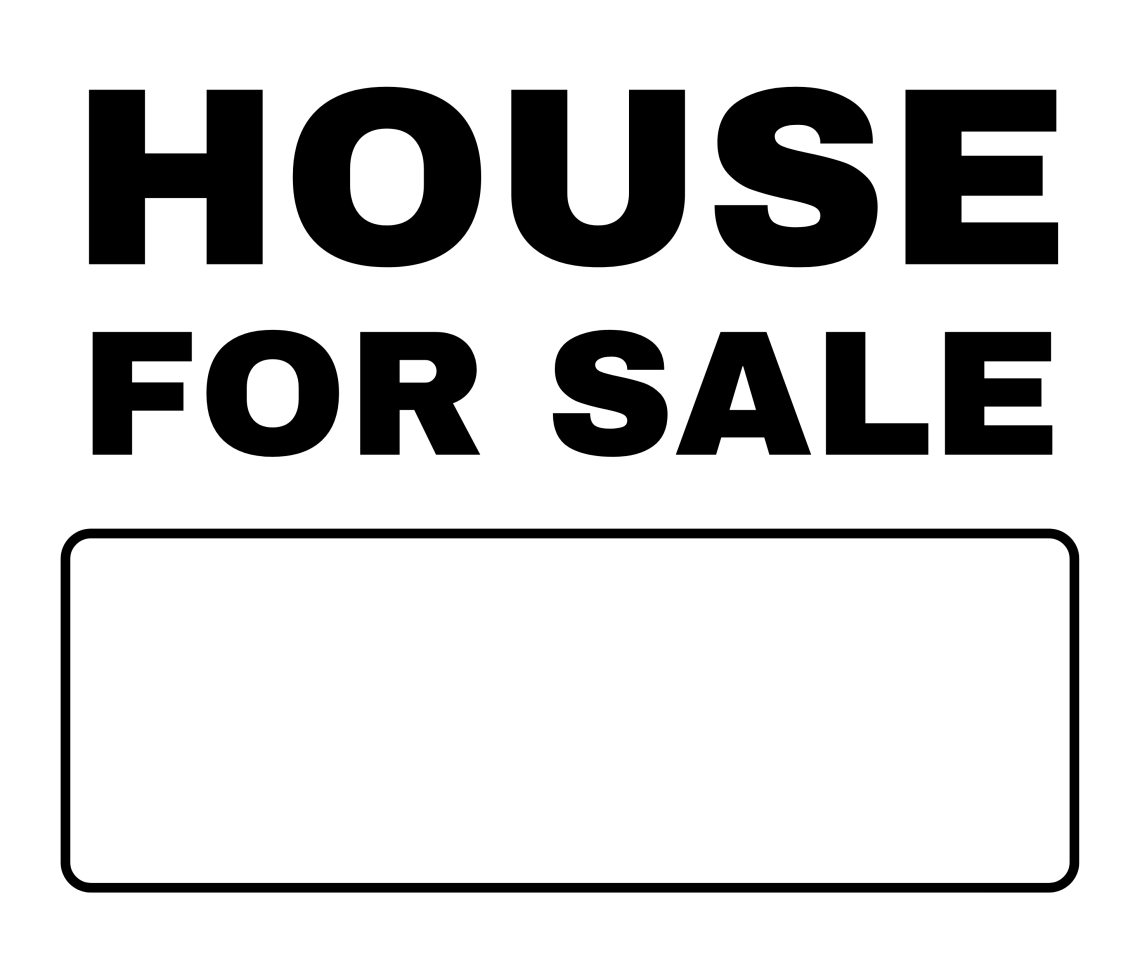 For Sale Sign Printable Templates (Free PDF Downloads) Free