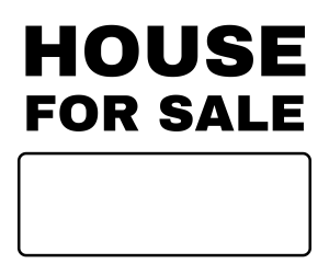 House For Sale Template Sign Download Free